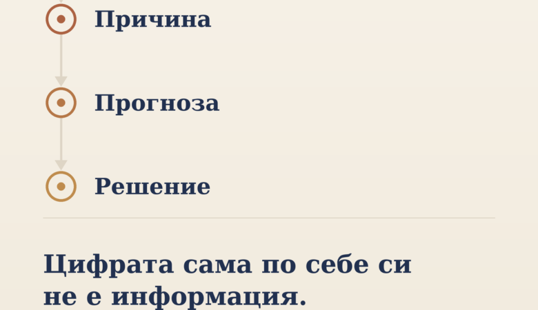 Фирмата има отчети, но няма управленска информация